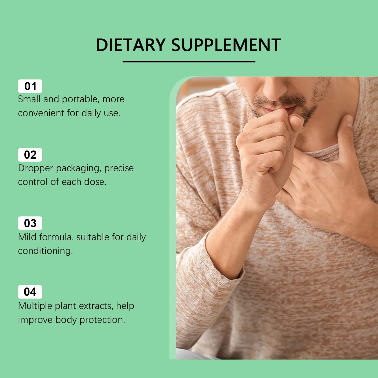 Herbal Mullein & Chlorophyll Drops for Respiratory Support