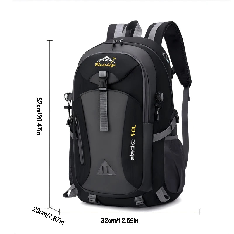 40L Lightweight Waterproof Hiking Backpack | Ideal Travel Companion