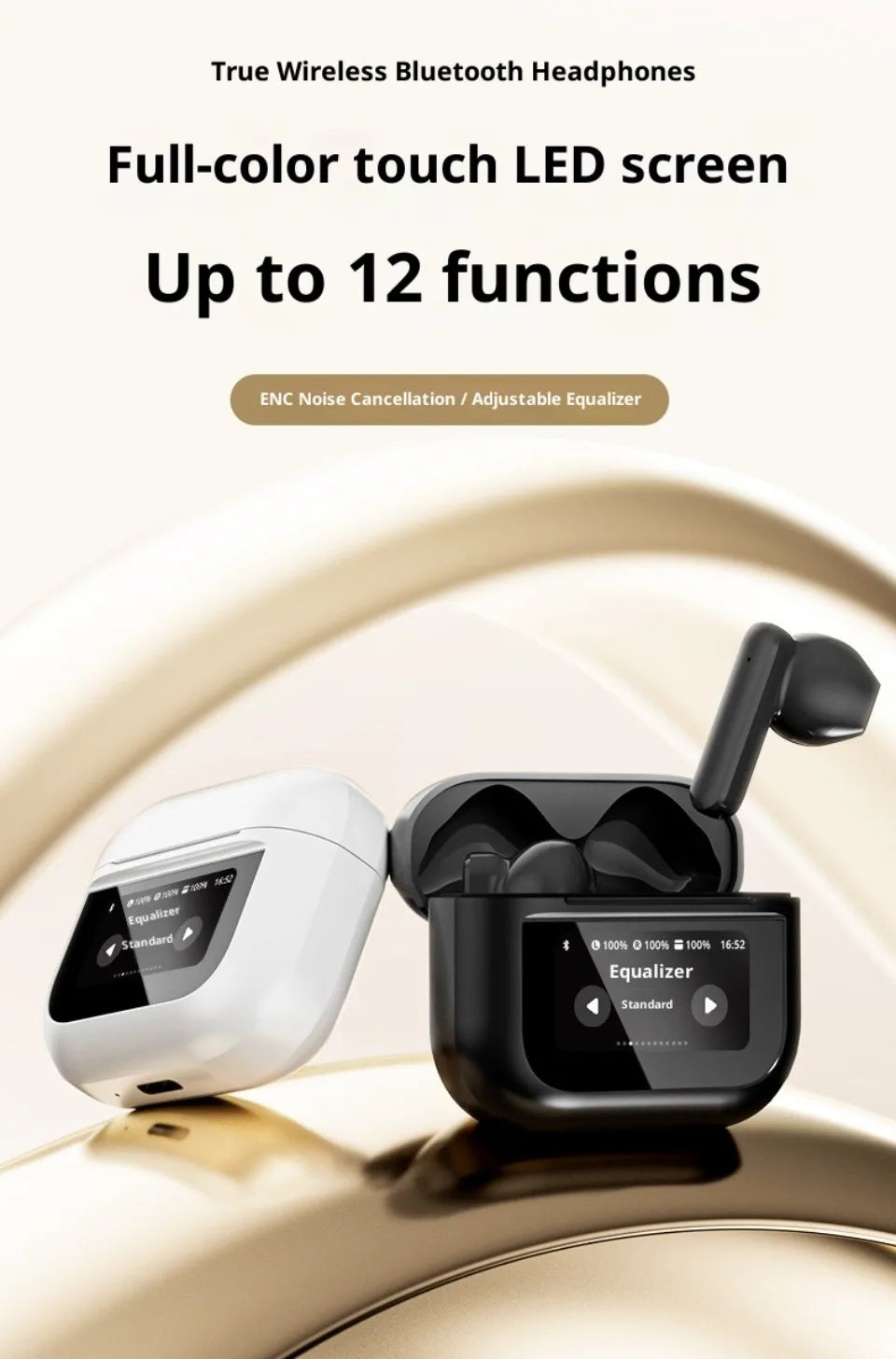 Wireless Bluetooth Noise Cancelling Earbuds | High Sound Quality