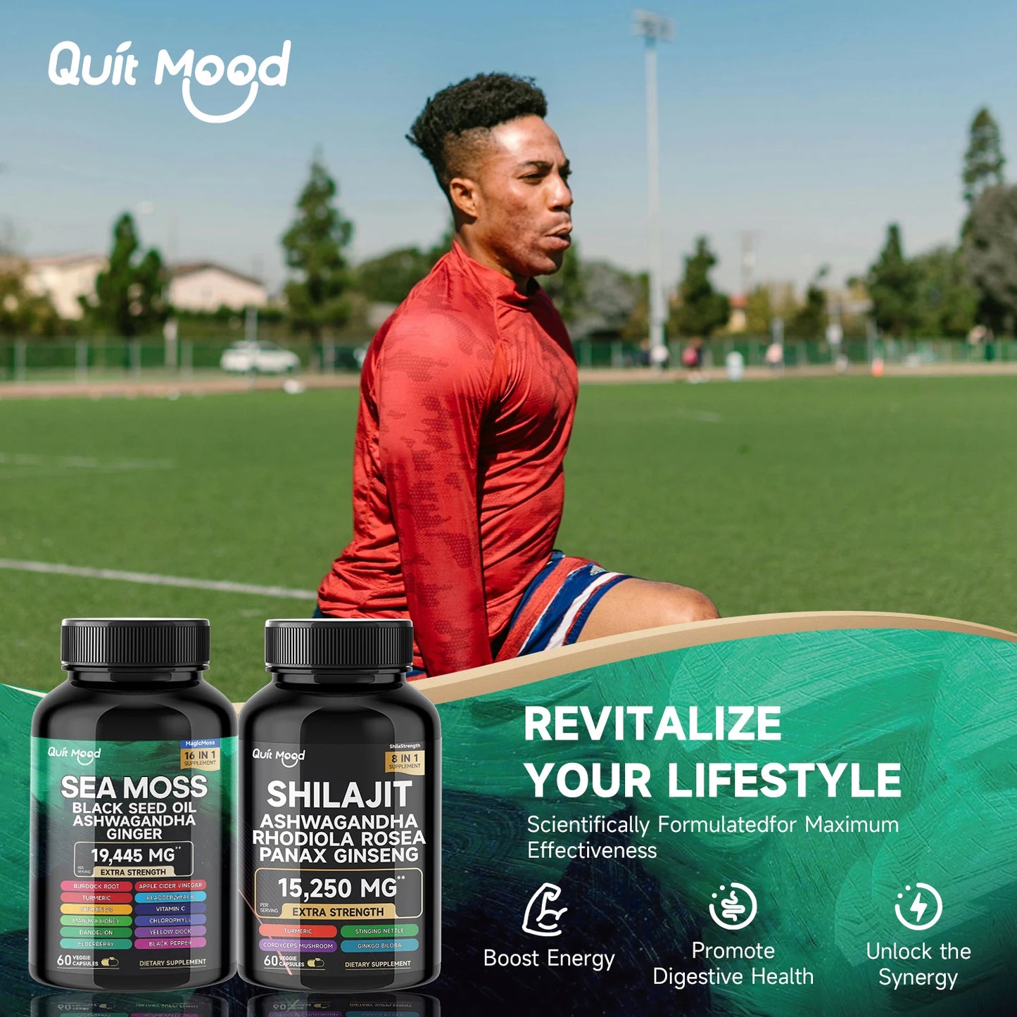 High Potency Sea Moss & Shilajit Vitality Combo | Boost Wellness Naturally
