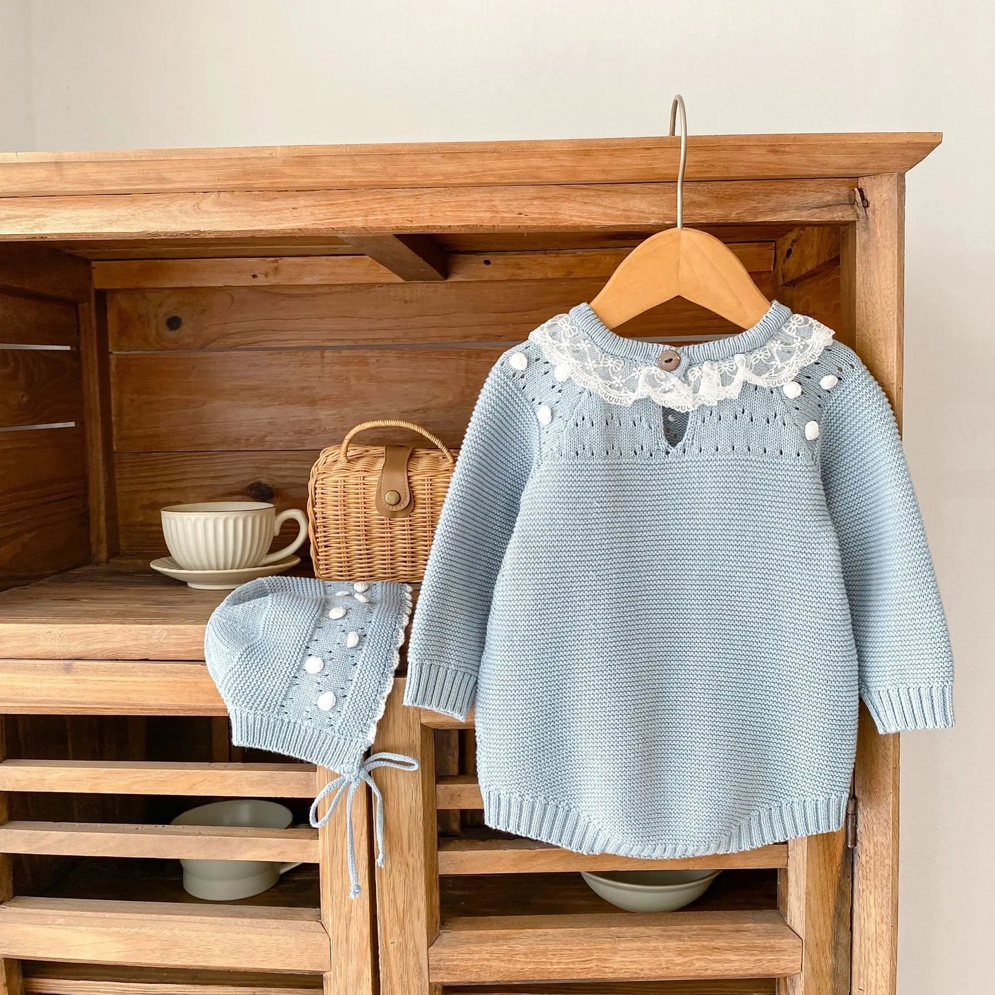 Warm Lace Baby Girl Romper | Cozy Infant Princess Jumpsuit