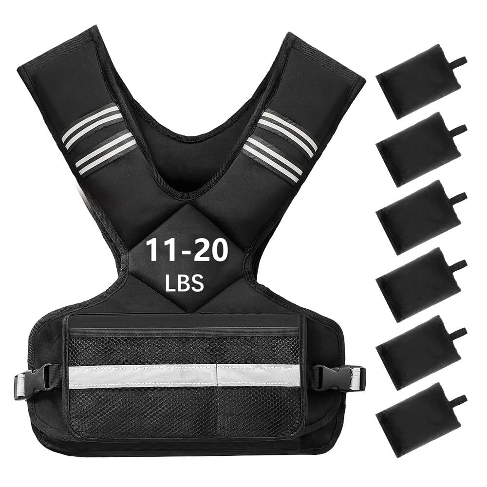 Adjustable Weighted Vest for Enhanced Workouts | 11-20lbs