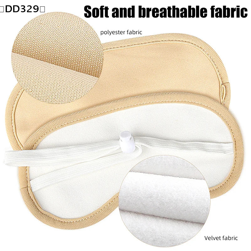 Organic Castor Oil Eye Mask | Reusable Comfort with Adjustable Fit