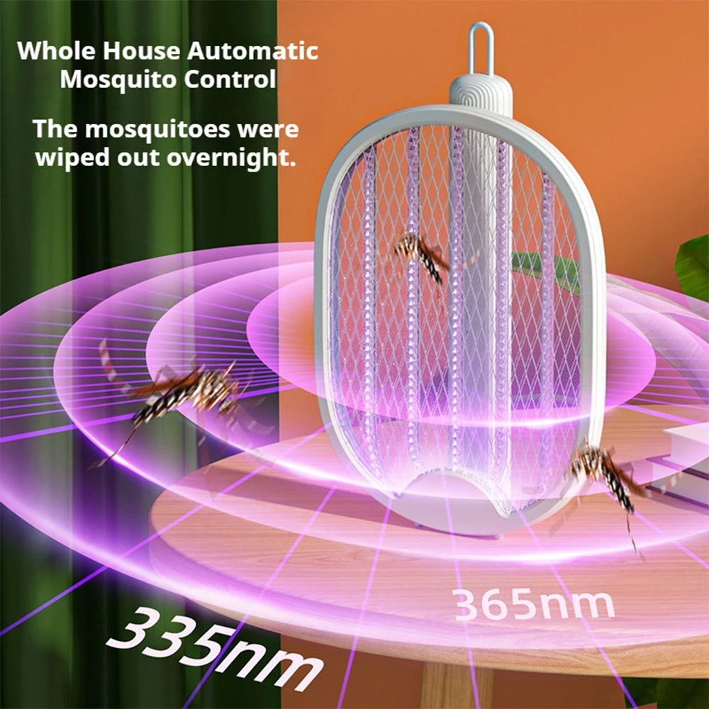 Foldable Electric Mosquito Killer | USB Rechargeable Bug Zapper
