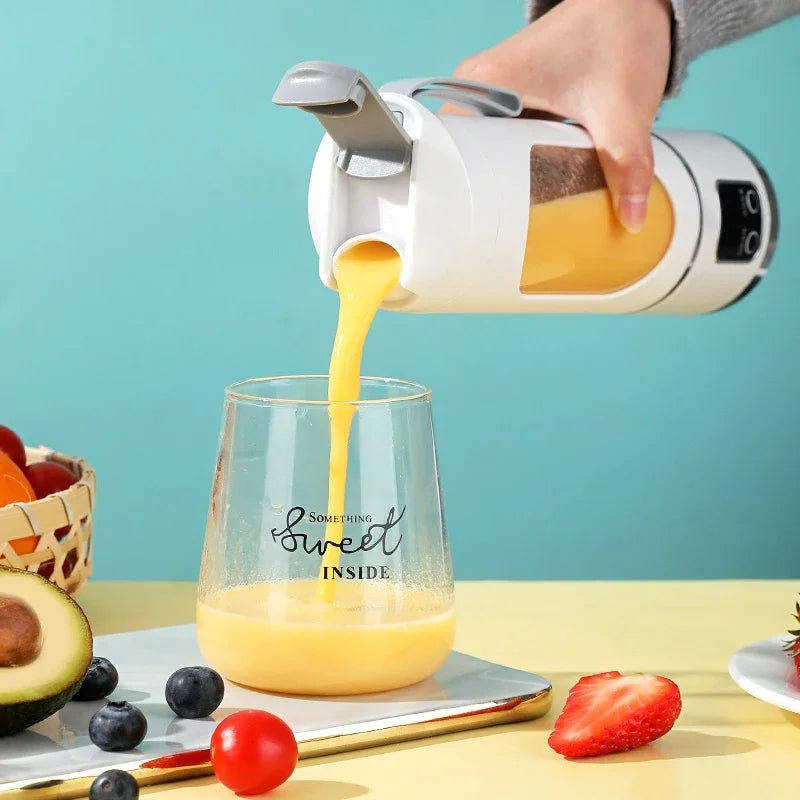 Portable Fruit Juicer | USB Rechargeable Blender for Smoothies