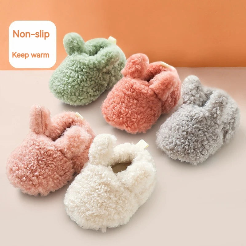 Warm Winter Baby Booties | Soft Anti-Slip Crib Shoes for Infants