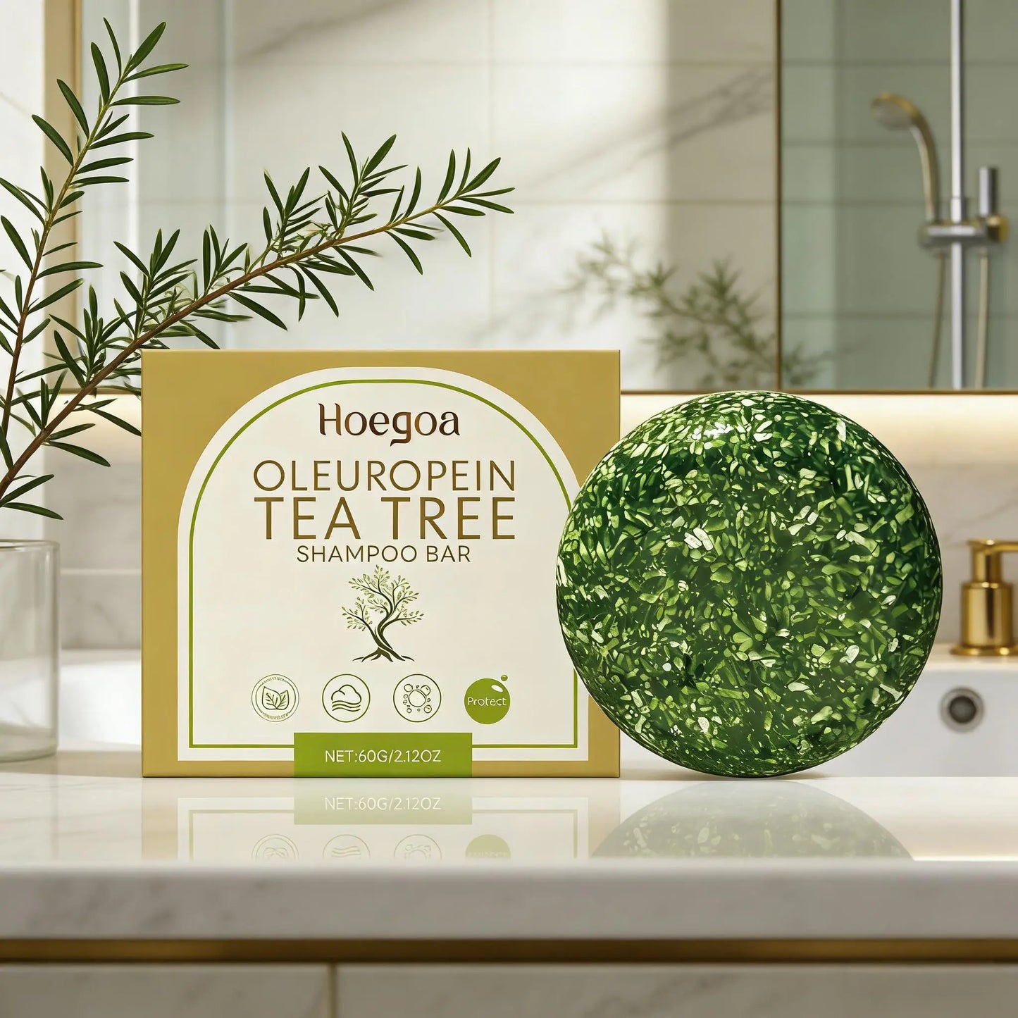 Tea Tree Oil Shampoo for Dandruff Removal & Scalp Care