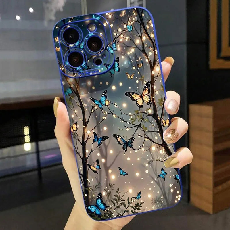 Glow In The Dark Butterfly iPhone Case | Full Protection Case
