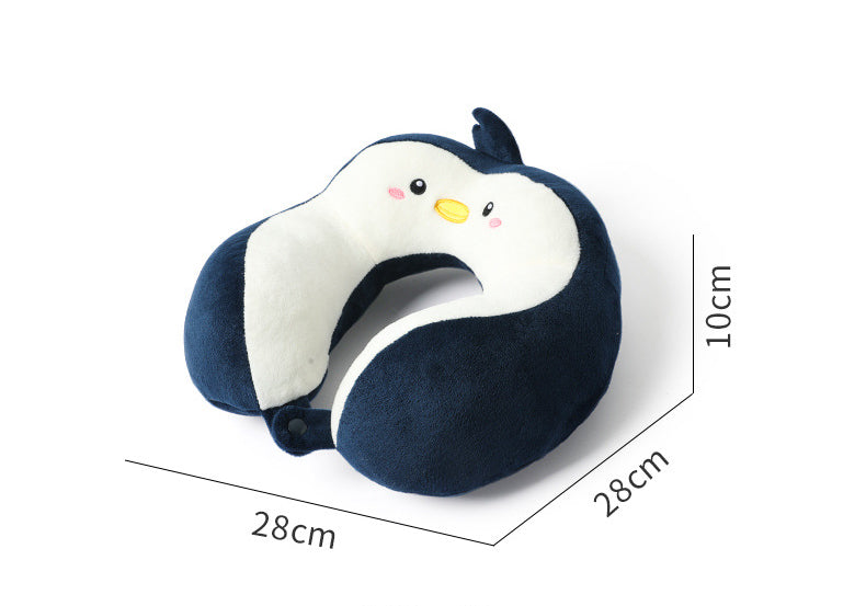U-Shaped Cartoon Neck Pillow | Perfect for Car & Office Naps