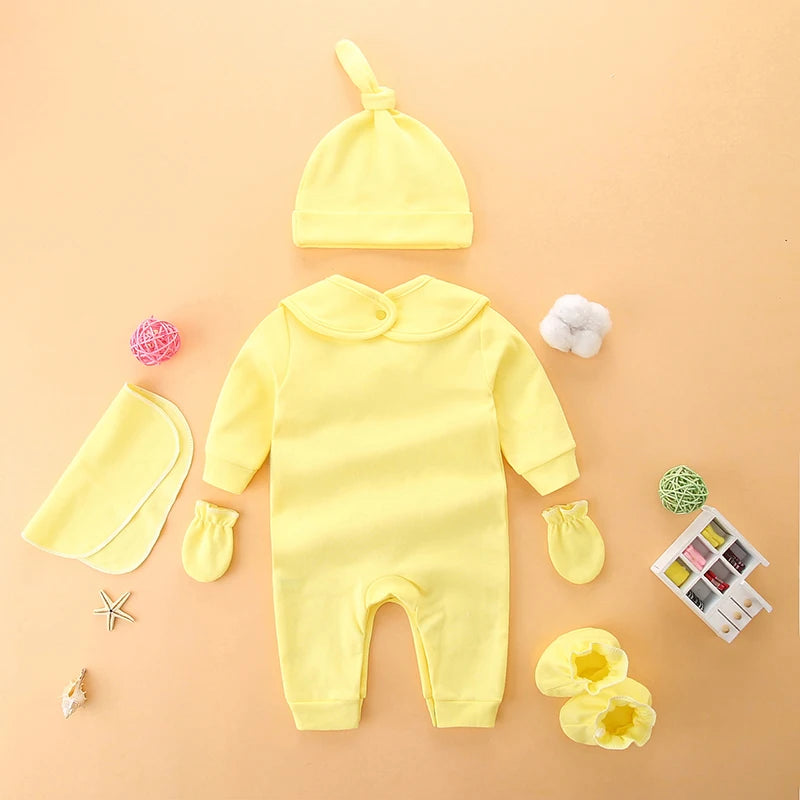 Set of Pure Cotton Clothes for Newborns | Ideal Full Moon Gift