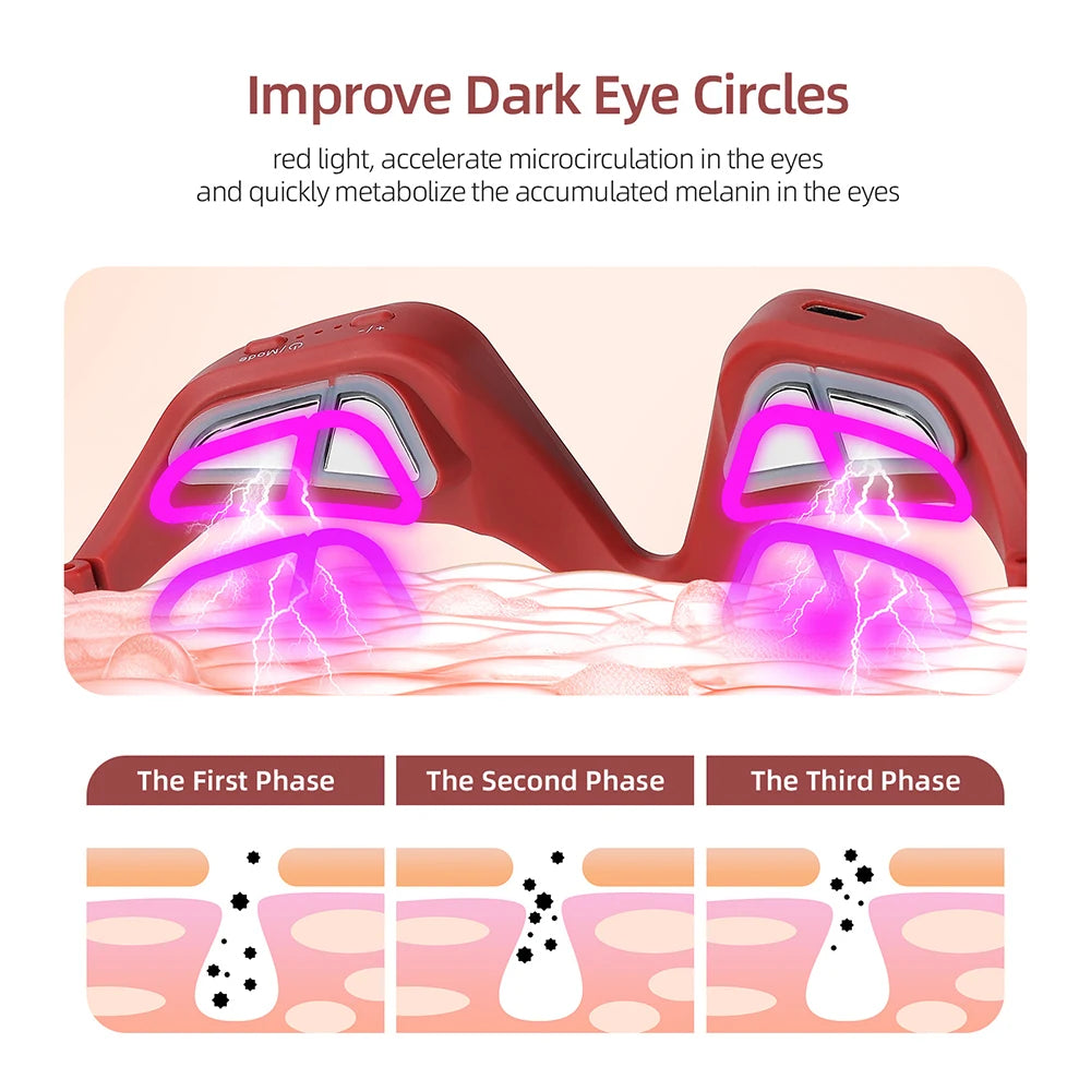 Eye Fatigue Relief Massager Glasses | Soothing Under-Eye Treatment