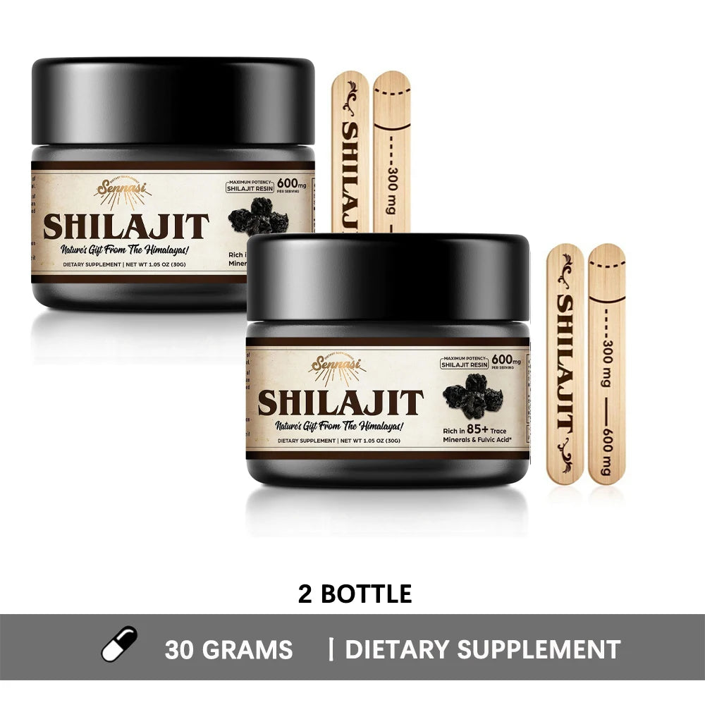 Organic Shilajit Resin Ointment | 85+ Trace Minerals for Wellness