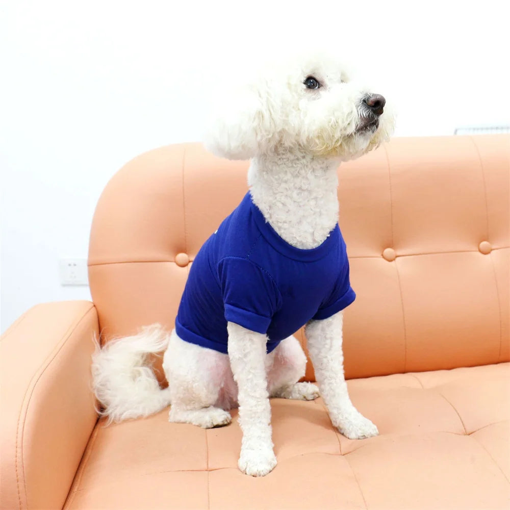 Angel Pattern Puppy Dog T-shirt | Cute Summer Pet Vest for Dogs