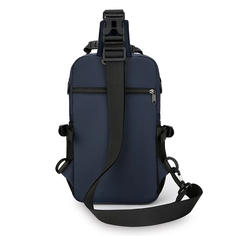 Men's Fashion Oxford Waist Pack | Versatile Casual Chest Bag