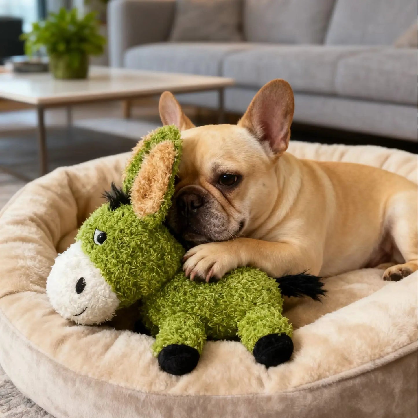 Chew-Resistant Interactive Plush Dog Toy | Comfort & Fun