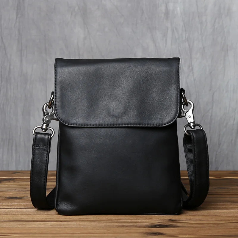 Genuine Leather Men's Shoulder Bag | Stylish & Functional Messenger