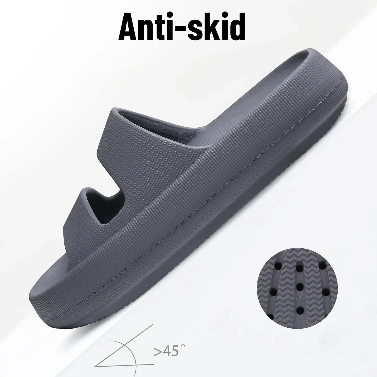 Comfortable Summer Platform Bathroom Slippers for Women