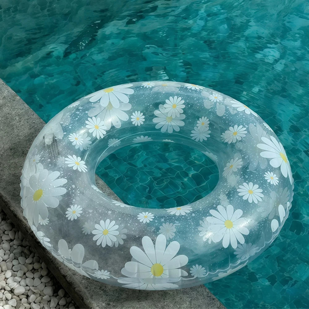 Adult Inflatable Pool Floats | Thickened Swim Rings for Summer Fun