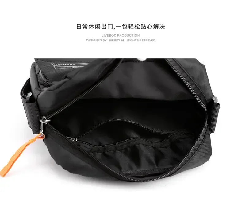 Men's Waterproof Messenger Shoulder Bag | Stylish Crossbody Bag
