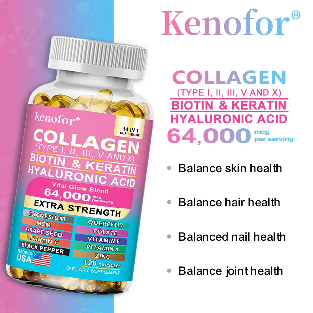 Complex Collagen Capsules for Skin, Joints & Overall Health