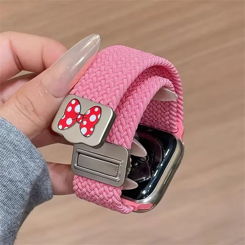 Braided Magnetic Nylon Band for Smartwatch | Comfortable Bracelet Strap