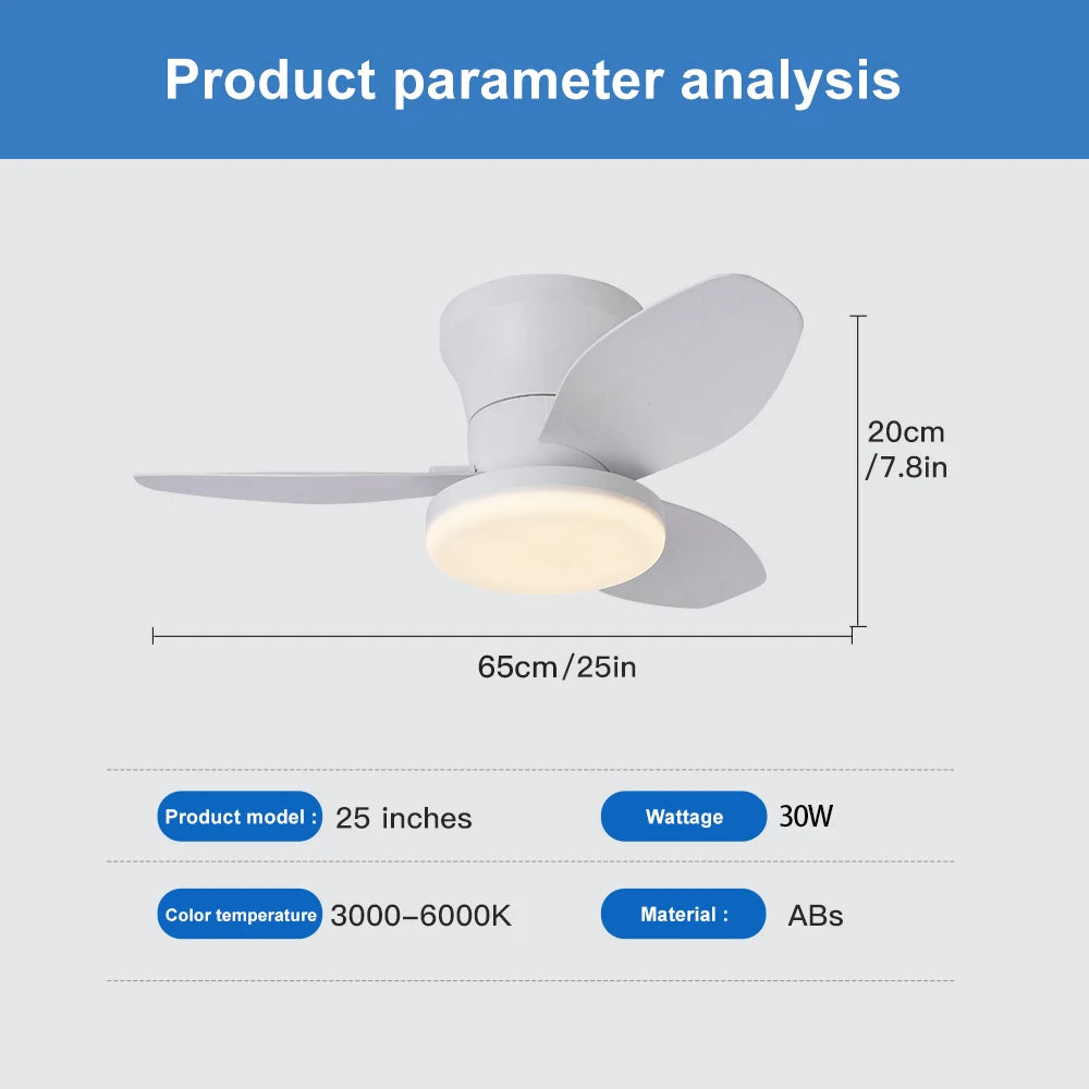 Modern Minimalist Ceiling Fan Lights for Every Room