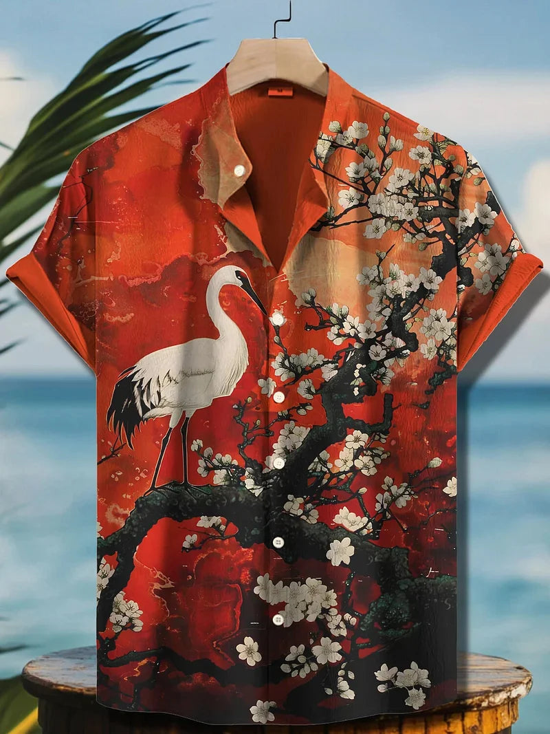 Men's Casual Short Sleeve Hawaiian Shirt | Stylish Summer Vibes