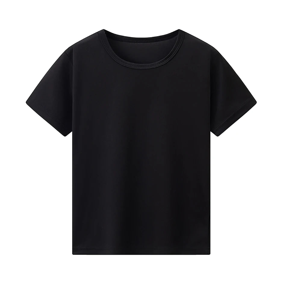 4-Piece Summer Boys' Outfit Set | Trendy Short Sleeve Tees