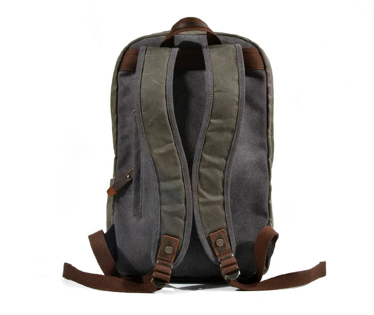 Waterproof Oil Wax Canvas Daypack | Versatile Unisex Rucksack