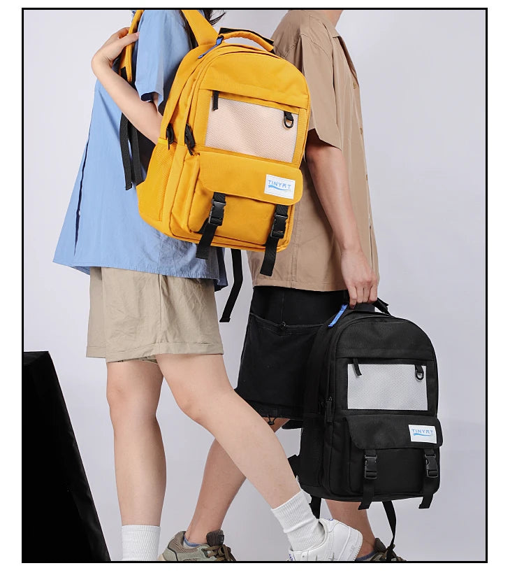 Large Capacity Multi Color Polyester Backpack | Casual Unisex Bag