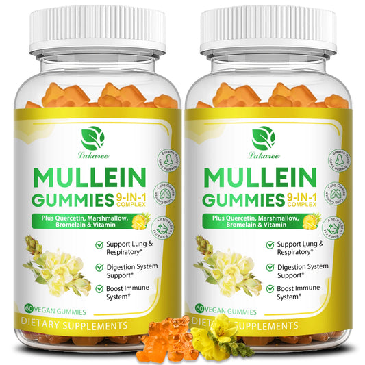 Mullein Gummies for Lung Health | Immune Support & Antioxidant Boost
