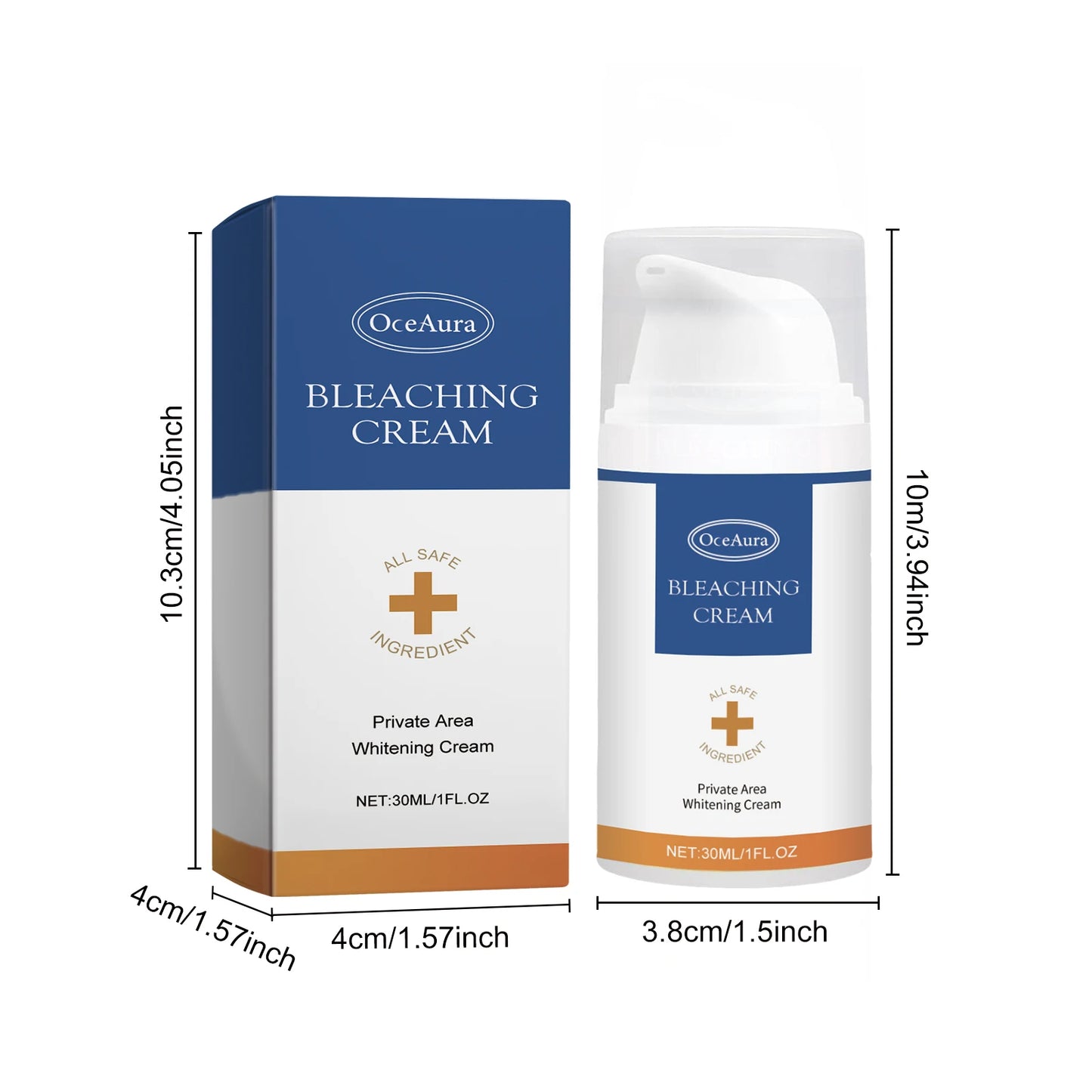 Brightening Cream for Intimate Areas | Moisturizing Skin Care Lotion