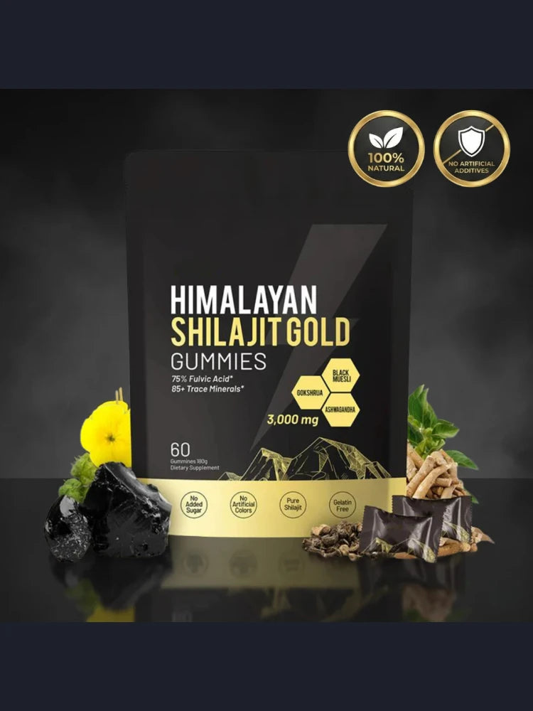 Pure Himalayan Shilajit Gummies | Daily Health Support Supplements