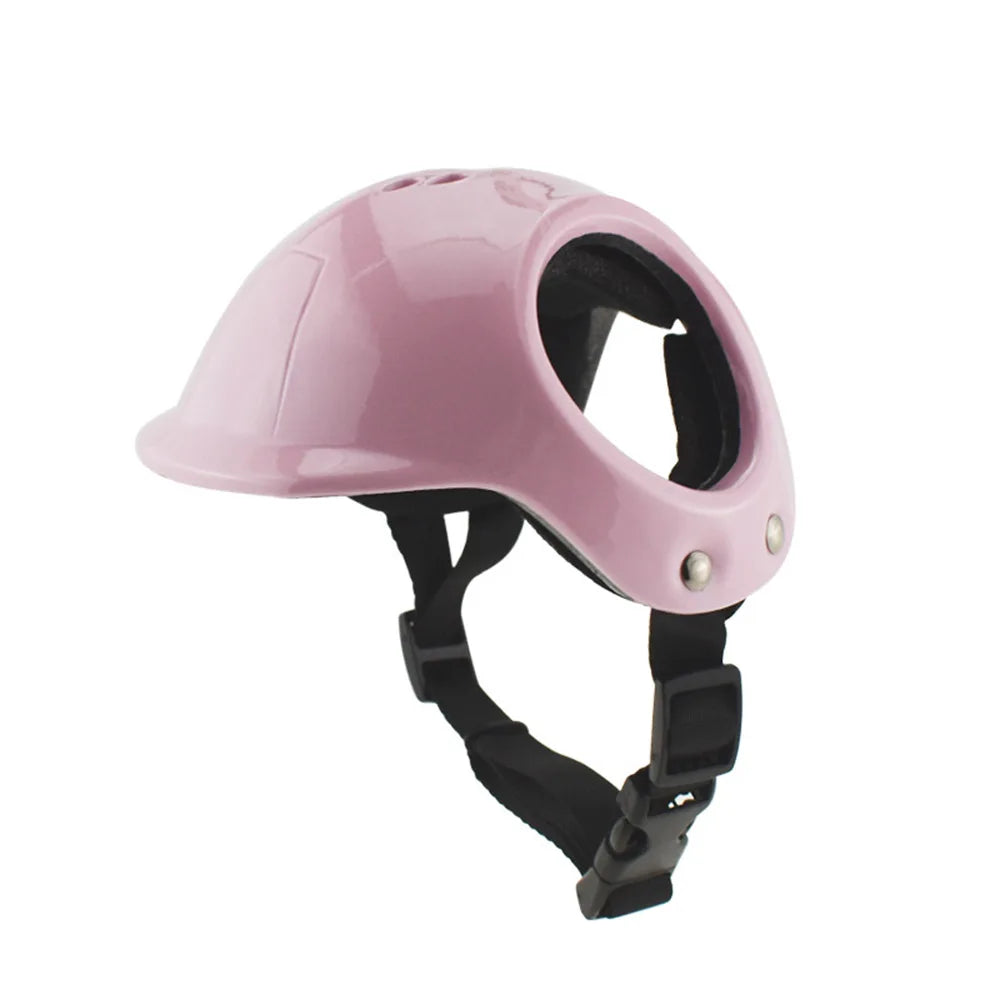 Lightweight Dog Helmet with Ear Holes | Safe Pet Hat for Adventures