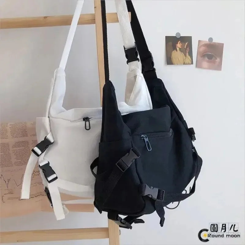 Stylish Canvas Messenger Bag | Versatile & Spacious Travel Companion