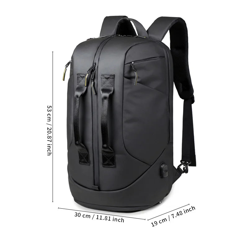 Men's Large Capacity Business Commuting Laptop Backpack