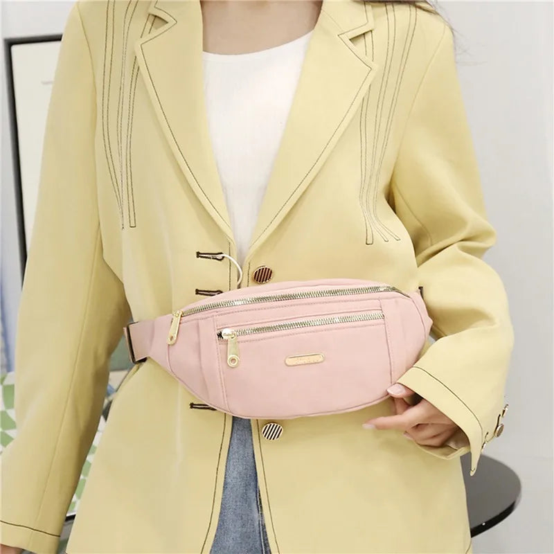 Casual Waist Bag for Men & Women | Large Phone Belt Pouch