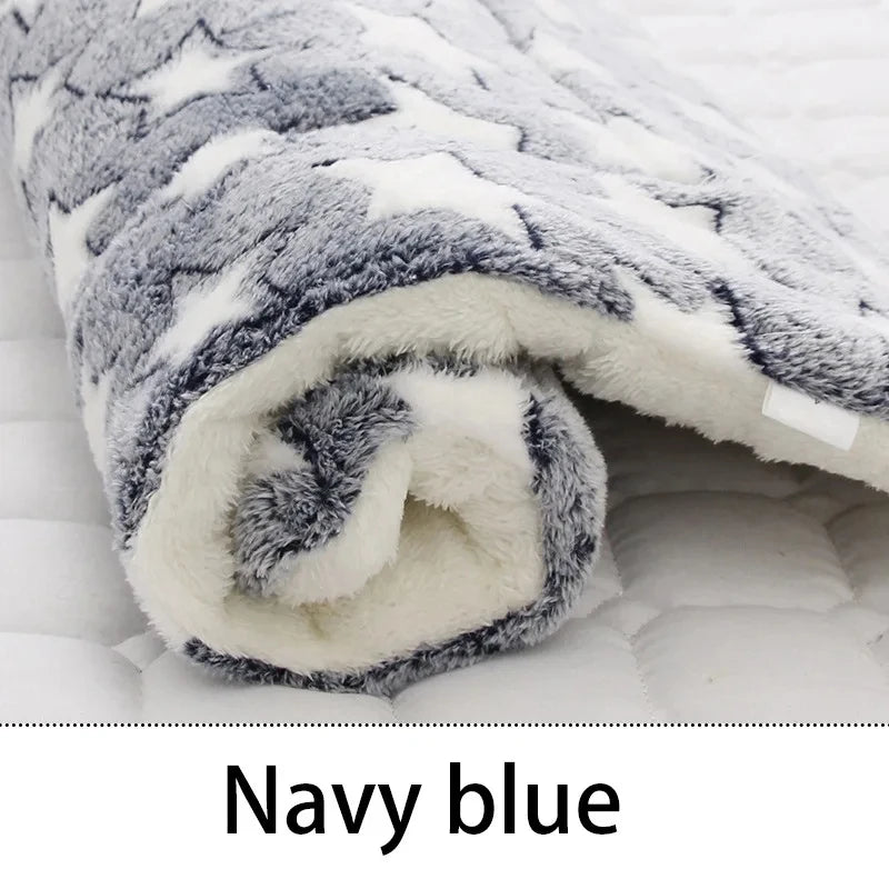 Cozy Flannel Pet Sleeping Mat | Soft Blanket for Dogs & Cats
