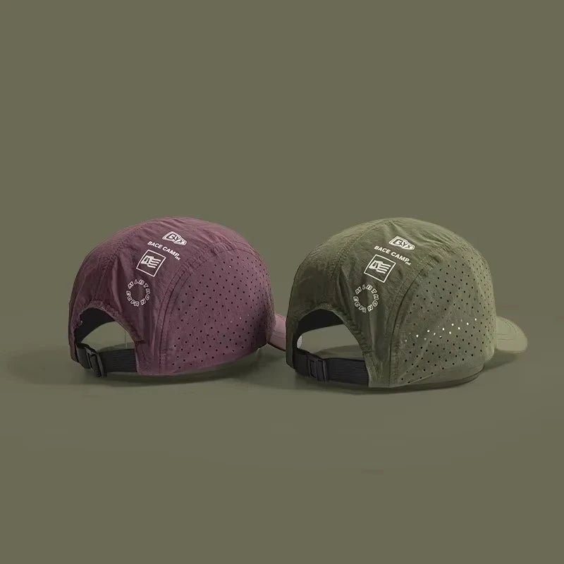 Summer Hiking Hat UV Protection Sunshade Camping Breathable Outdoor Camping Caps Fashion Lightweight Quick Drying Cycling Caps