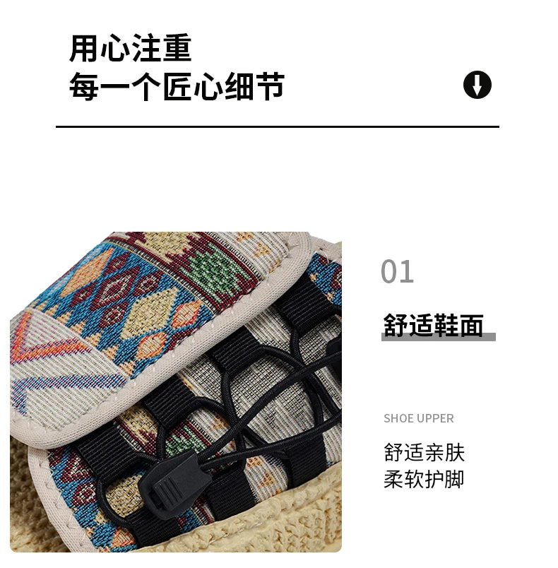Men's European and American Style Outdoor Slippers, Thick-soled Fashionable Flip Flops for Beach and Leisure