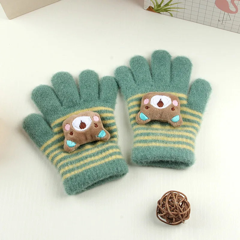 Kids Winter Fleece Gloves | Cozy Plush Mittens for Cold Weather