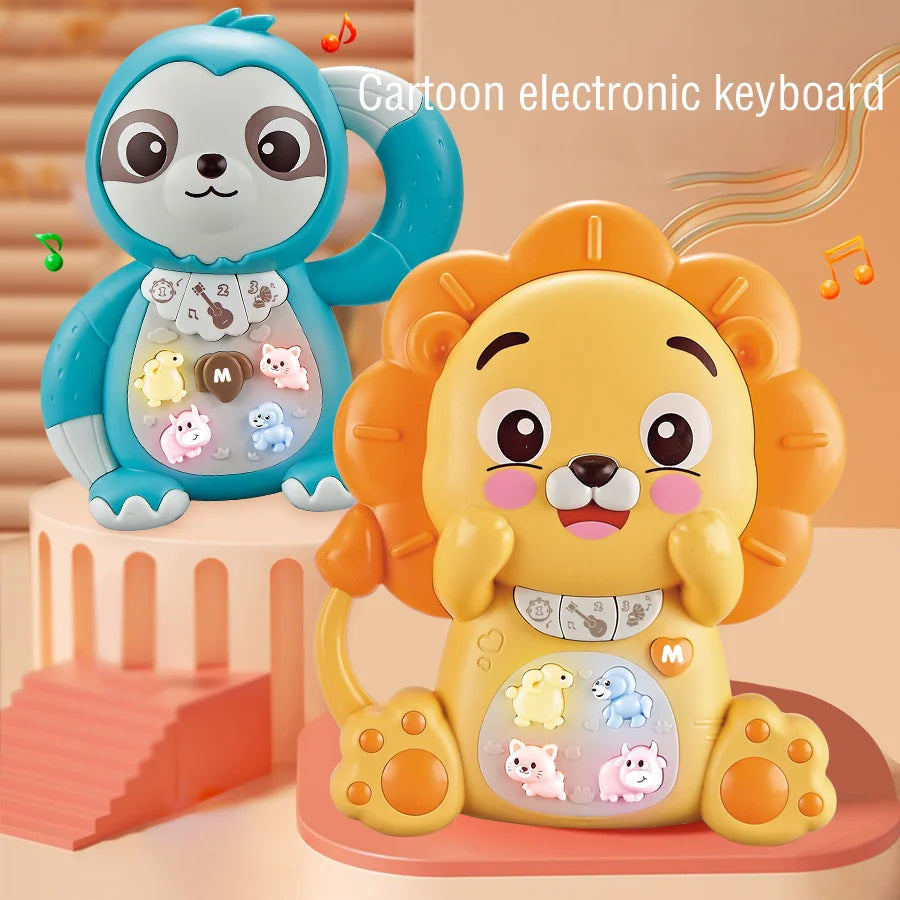 Children's Multifunctional Cartoon Animal Keyboard | Fun Music Toy