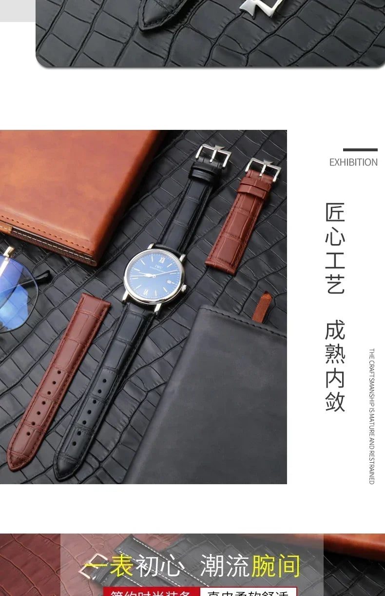 Genuine Leather Watch Band | Stylish Replacement Straps