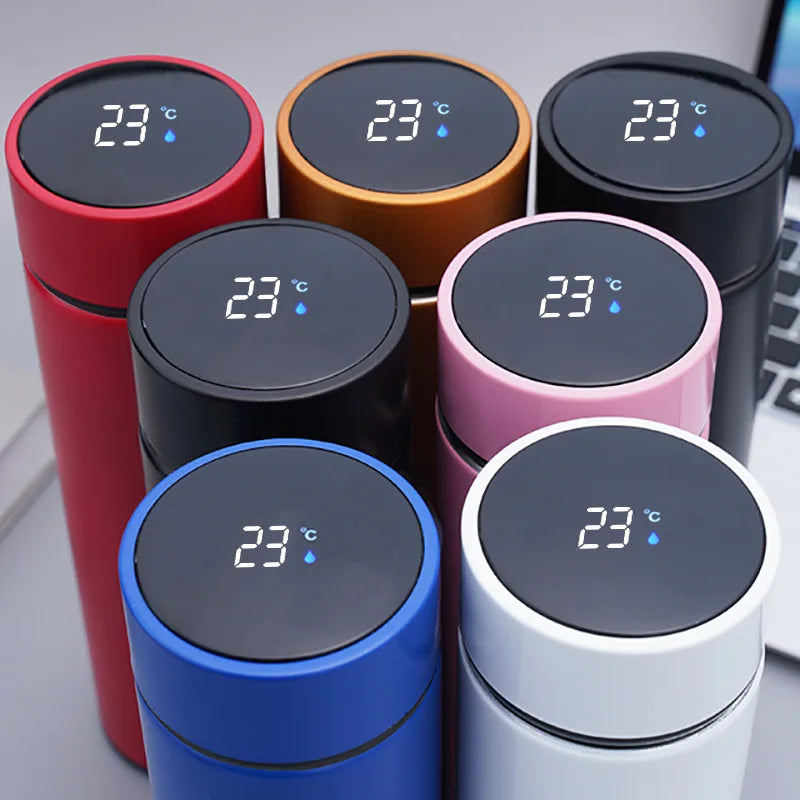 500ML Smart Insulated Water Bottle with Temperature Display