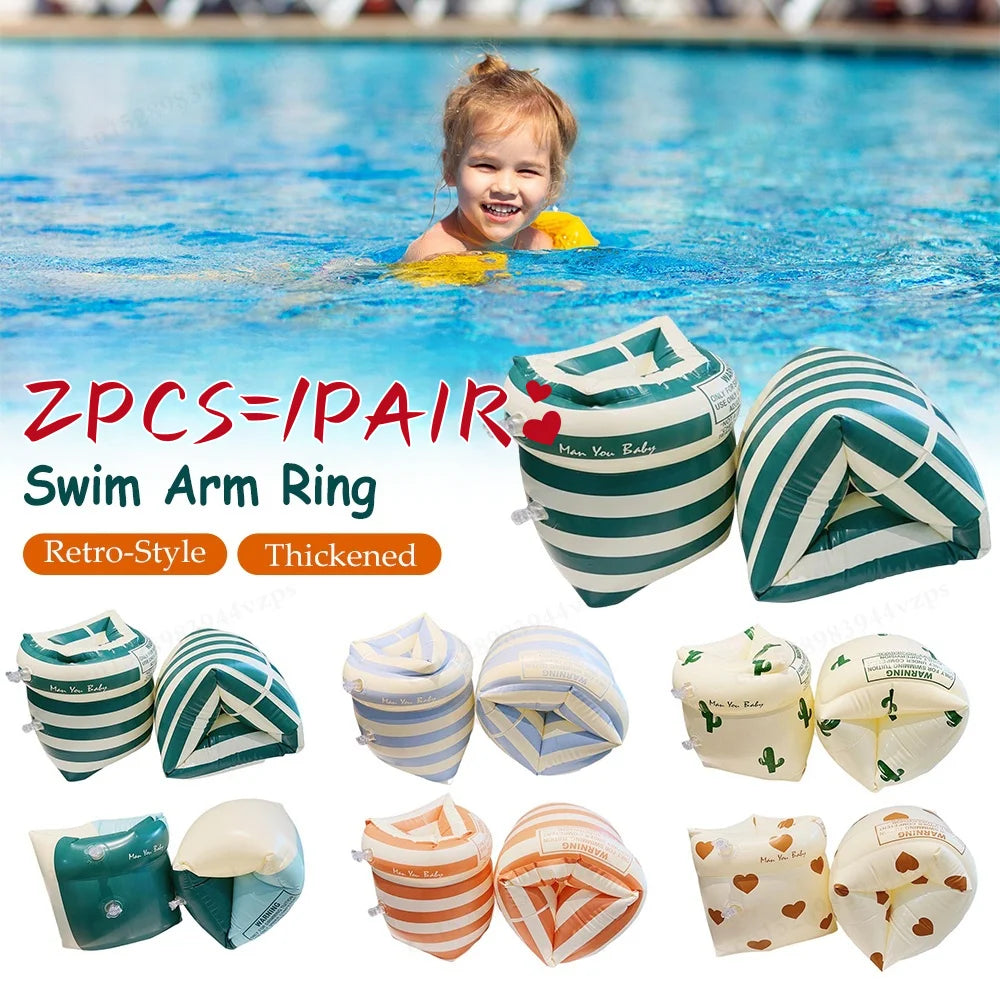 Inflatable Arm Floaters for Kids and Adults | Pool Safety Gear