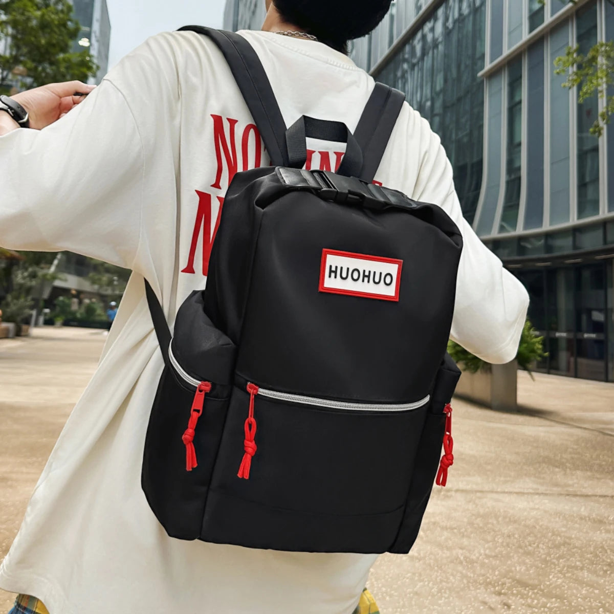 Couple's Backpack, Large Capacity, Lightweight Outdoor Travel Backpack, Fashionable School Bag for Female College Students, High School Students, Junior High School Students, for Class and Sports