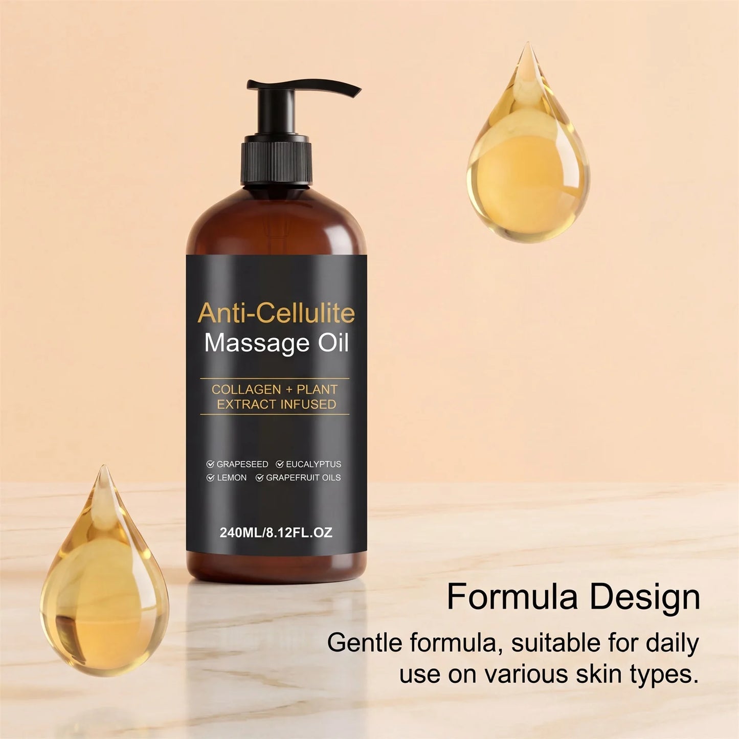 Collagen Firming Body Massage Oil | Smooth & Tone Skin