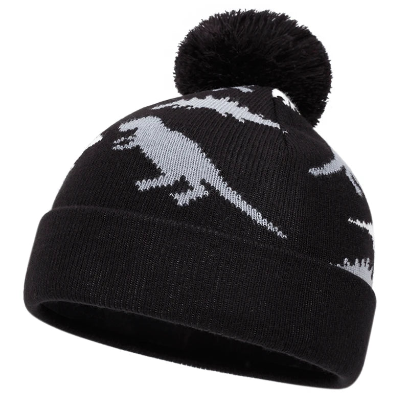 Kids Dinosaur Hat, Glove & Scarf Set | Warm Winter Accessories