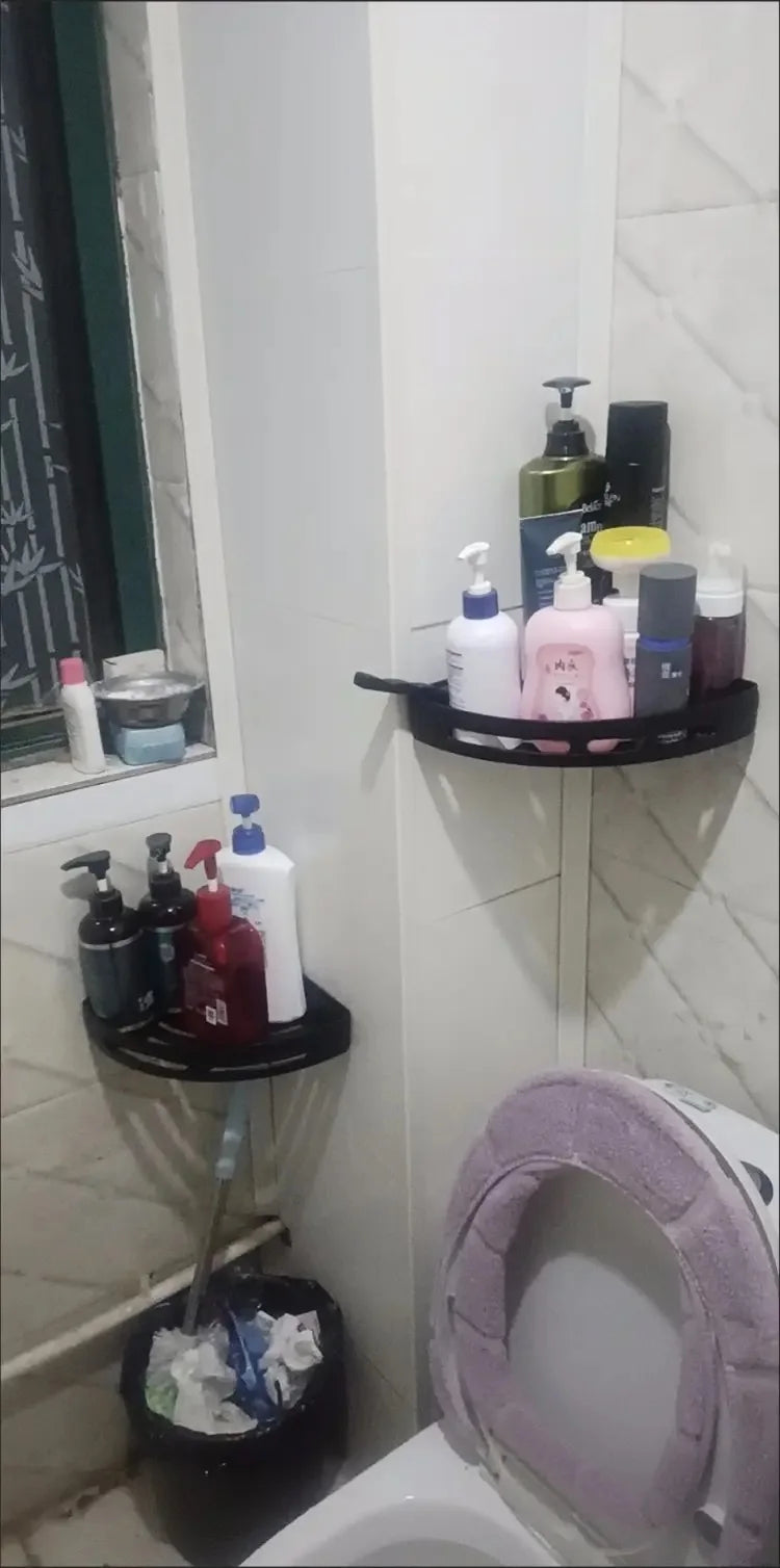 No Drill Shower Shelf | Strong Adhesive Bathroom Organizer