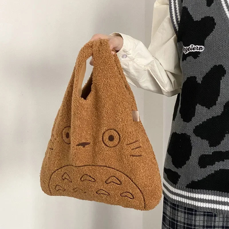 Women's Corduroy Shoulder Bag | Trendy Large Capacity Purse